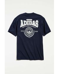 Urban Outfitters - Adidas Varsity Loose Tee - Lyst