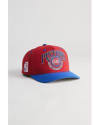 Mitchell & Ness - Crown Jewels Pro Detroit Pistons Snapback Hat - Lyst