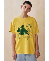 Urban Outfitters - Uo Yellow Finger Puppet T-shirt - Lyst