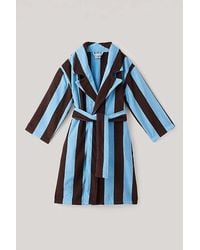 Homeys - Striped Cotton Robe - Lyst