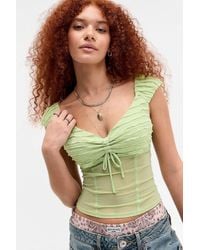 Kimchi Blue - Dalilah Mesh Blouse - Lyst