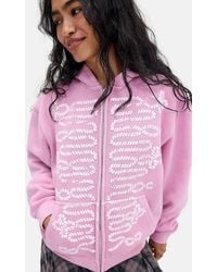 Urban Outfitters - Uo Frogging Zip-through Hoodie - Lyst