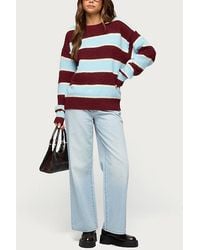 Edikted - Conrad Striped Knit Sweater - Lyst