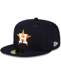 KTZ 59fifty Houston Astros Stateview Fitted Hat - Blue