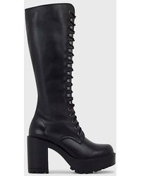 ROC Boots Australia - Roc Lash Heeled Leather Lace-Up Boot - Lyst