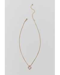 Urban Outfitters - Delicate Rhinestone Necklace - Lyst