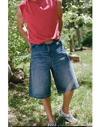 BDG - Astro Baggy Washed Denim Jort - Lyst