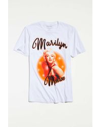 Urban Outfitters Marilyn Monroe Airbrushed Tee - White