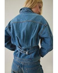 Steve Madden - Henrietta Denim Trucker Jacket - Lyst