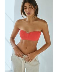 Out From Under - Piper Pinch-Front Bandeau Bra Top - Lyst