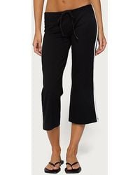 Edikted - Milene Contrast Terry Capri Pants - Lyst