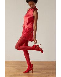 Urban Outfitters - Uo Heart Mesh Tights - Lyst