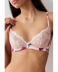 We Are We Wear - Floral Lace Bra 32b At Urban Outfitters - Lyst