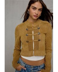 BDG - Cadet Cable Knit Jacket - Lyst