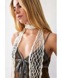 Urban Outfitters - Uo Sequin Open Weave Scarf - Lyst