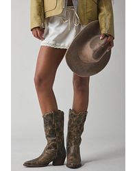 Steve Madden - Albany Western Leather Cowboy Boot - Lyst