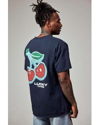 Urban Outfitters - Uo Black Lucky Cherry T-shirt - Lyst