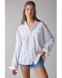 BDG - Alex Oversized Cotton Button-Down Shirt - Lyst