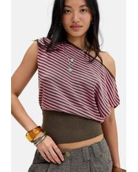Urban Outfitters - Uo Shay Off-shoulder Button Top - Lyst