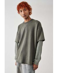 BDG - Textured Double Layered Sweatshirt - Lyst