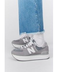 New Balance - 574+ Platform Sneaker - Lyst