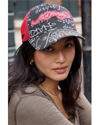 Ed Hardy - Don 5 Panel Trucker Cap - Lyst