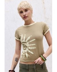 Motel - Khaki Sutin T-shirt - Lyst
