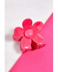 Urban Outfitters Bloom Floral Claw Clip - Pink