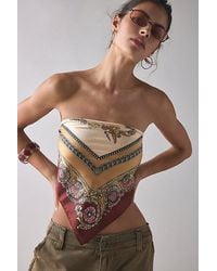 Urban Outfitters - Ornate Patterned Silky Scarf - Lyst