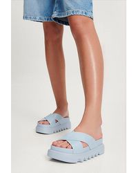 Melissa - Cozy Cross Platform Jelly Slide - Lyst