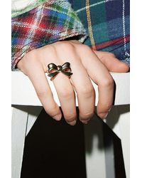 Urban Outfitters - Bow Ring - Lyst