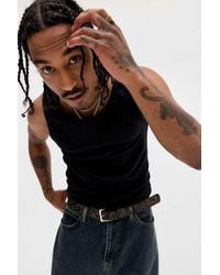 BDG - Black Ribbed Vest Jacket - Lyst