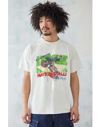 Urban Outfitters - Uo White Tuscan Motocross Tee - Lyst
