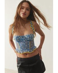 Out From Under - Lazy Daisy Ruffle Corset - Lyst