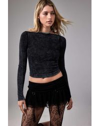 Urban Outfitters - Uo Alicia Backless Long Sleeve T-shirt - Lyst