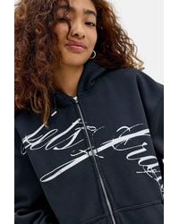 iets frans... - Italic Logo Zip-through Hoodie - Lyst