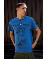 Urban Outfitters - Uo Blue Kama Kura T-shirt - Lyst