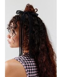 Urban Outfitters - Scalloped Ribbon Hair Bow Barrette Set - Lyst