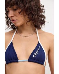 iets frans... - Iets Frans. Contrasting Trim Triangle Bikini Top - Lyst