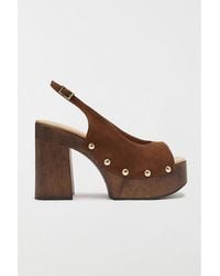 SCHUTZ SHOES - Rose Sling Clog Sandal - Lyst