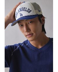 KTZ - 9Forty Mlb Los Angeles Dodgers Mesh Trucker Hat - Lyst