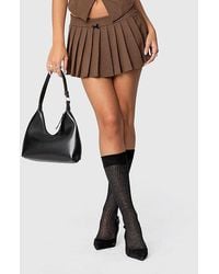 Edikted - Palmer Plaid Pleated Mini Skort - Lyst