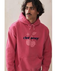 Urban Outfitters - Uo Pink Cherry Del Amour Hoodie - Lyst