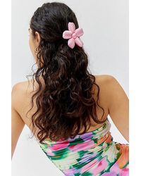 Urban Outfitters - Puffy Floral Hair Clip - Lyst