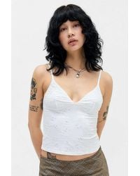 Out From Under - Je T'aime Broderie Cami - Lyst