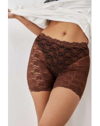 Out From Under - Stretch Lace Cycling Shorts - Lyst
