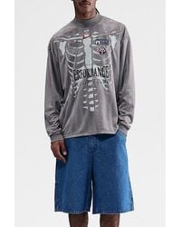 Nike - Skeleton Graphic Dri-Fit Long Sleeve Jersey Tee - Lyst