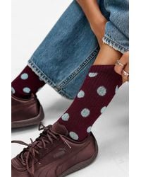 Out From Under - Polka-dot Socks - Lyst