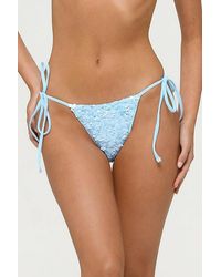 Edikted - Grace Sequin String Bikini Bottom - Lyst