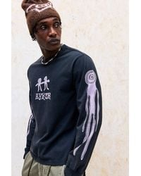 Ayker - Black Totem Long Sleeve Graphic Tee - Lyst